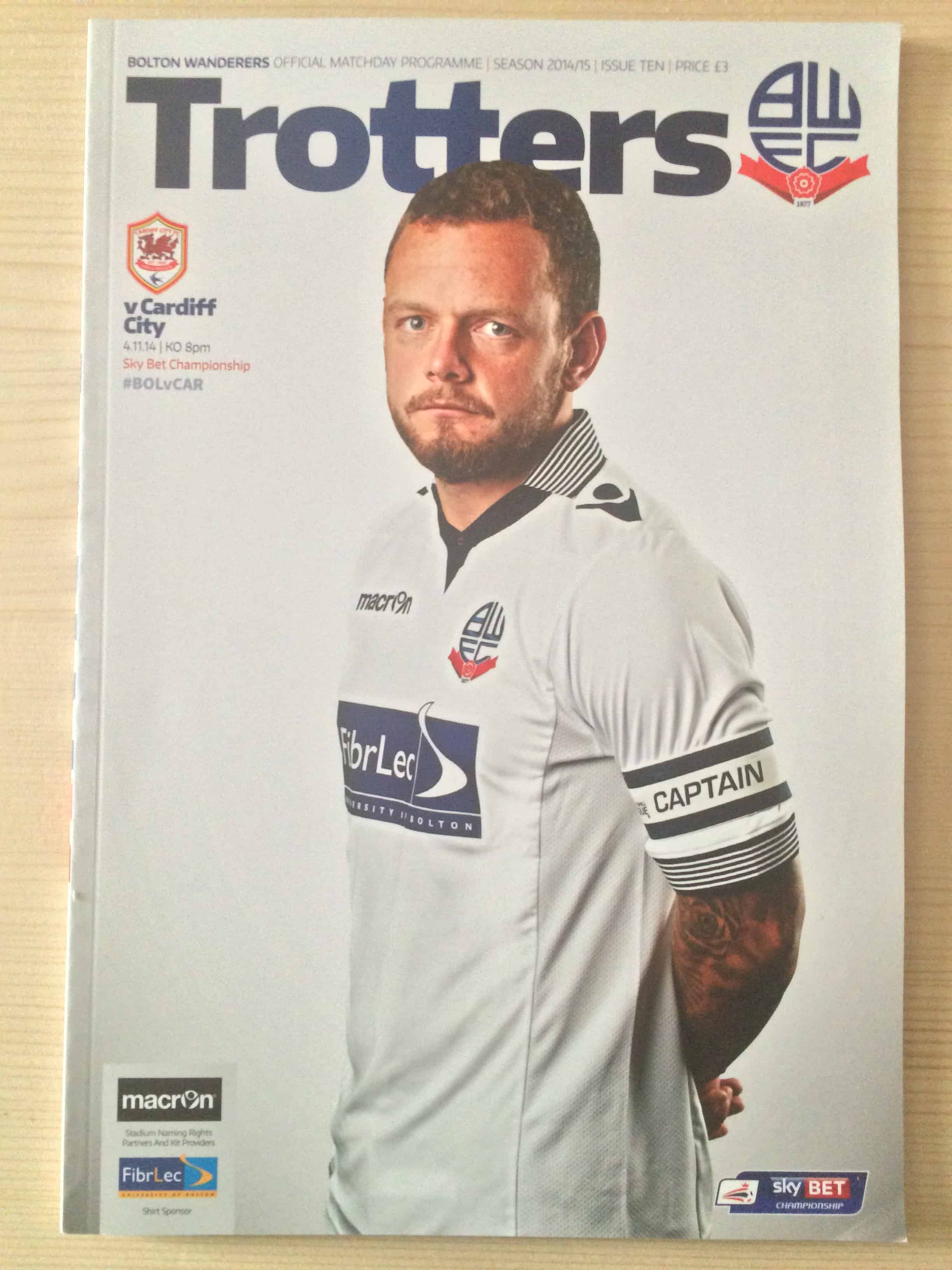 Bolton Wanderers FC v Cardiff City FC